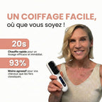 Brosse Volumina sans fil - Pour cheveux court & mi-courts