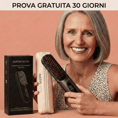 Volumina draadloze borstel - Voor kort en middellang haar