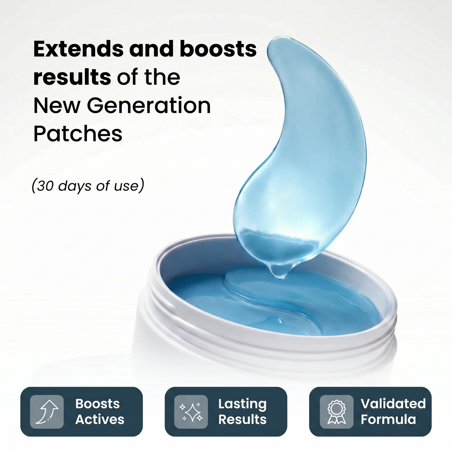 Hydrogel eye patches booster (60 patches)