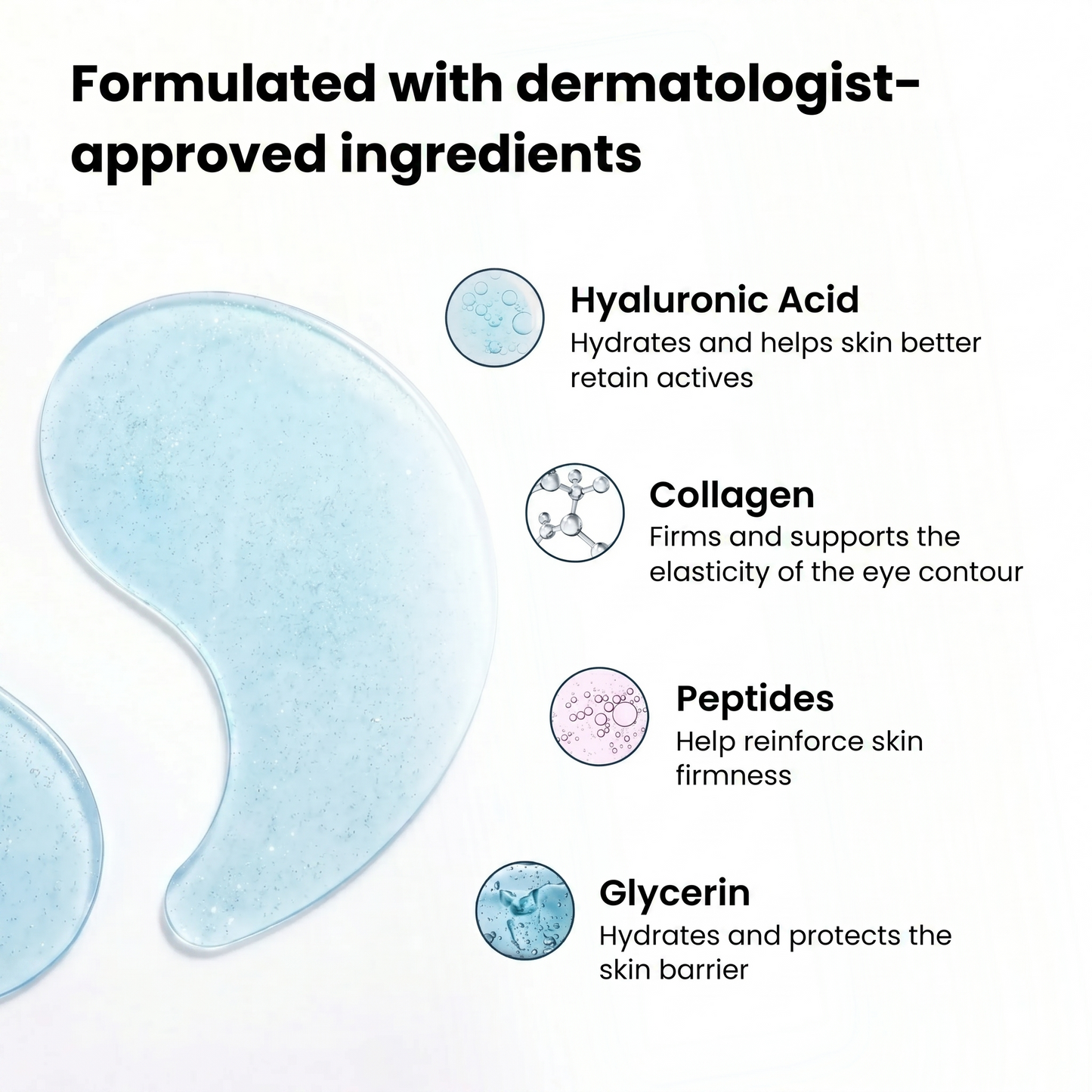 Hydrogel eye patches booster (60 patches)